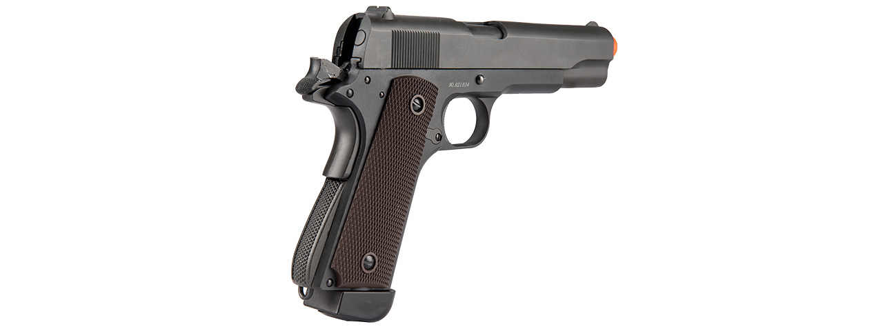 DOUBLE BELL M1911 CO2 BLOWBACK AIRSOFT PISTOL - 400+ FPS (BLACK)