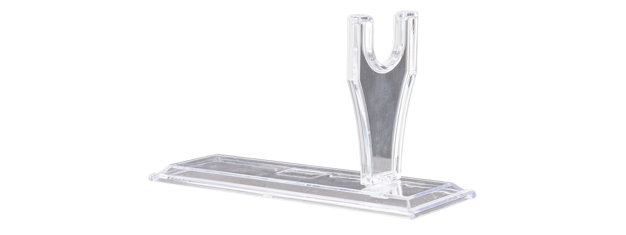 DB-M901 TRANSPARENT POLYMER PISTOL LIGHTWEIGHT DISPLAY STAND - Click Image to Close