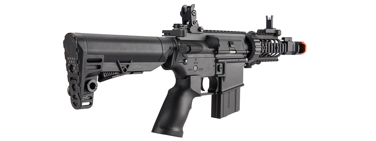 F6630 M4 CQB "TANKER" FULL METAL GEARBOX AEG W/ INTEGRATED METAL RAIL SYSTEM (BLACK)