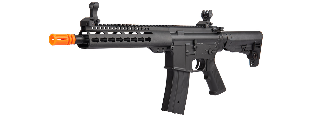 JG M4 AIRSOFT AEG RIFLE W/ KEYMOD HANDGUARD (BLACK) - Click Image to Close