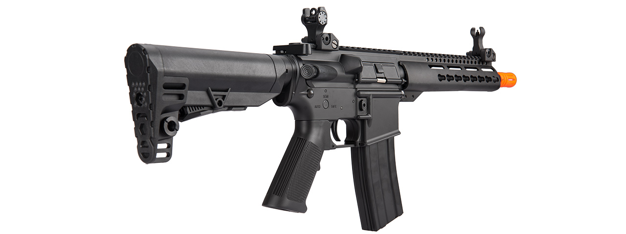 JG M4 AIRSOFT AEG RIFLE W/ KEYMOD HANDGUARD (BLACK) - Click Image to Close