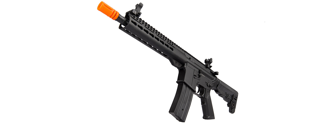 JG M4 AIRSOFT AEG RIFLE W/ KEYMOD HANDGUARD (BLACK) - Click Image to Close