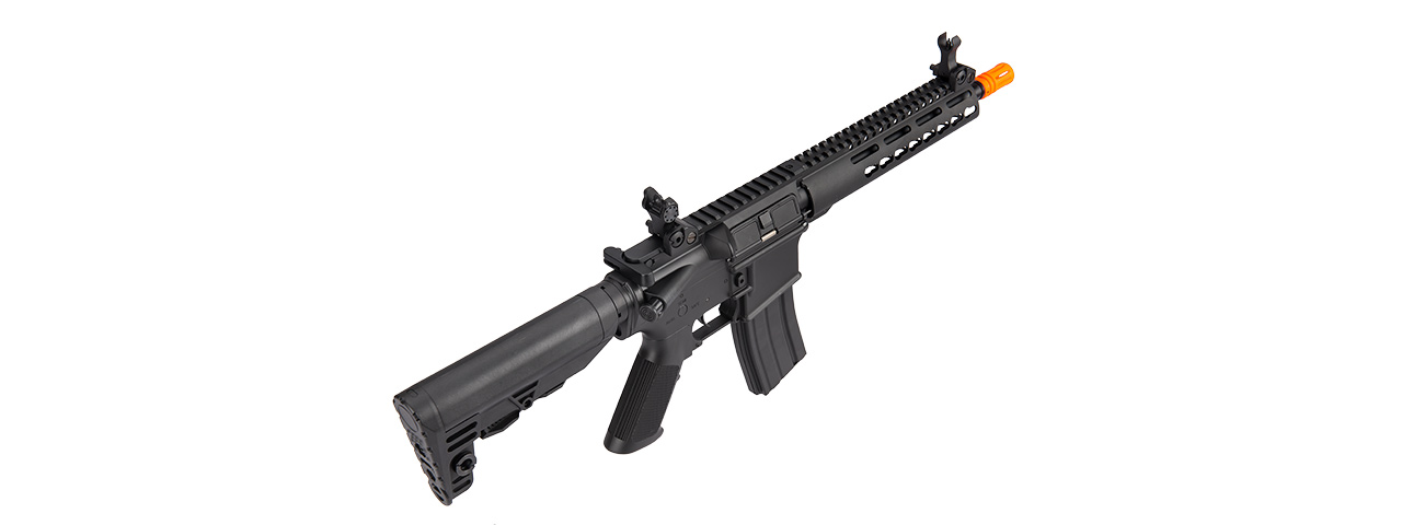 JG M4 AIRSOFT AEG RIFLE W/ KEYMOD HANDGUARD (BLACK) - Click Image to Close