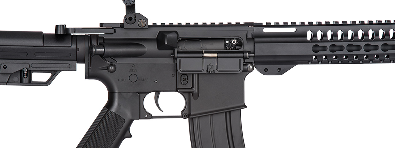 Golden Eagle F6645 KeyMod 16" M4 Airsoft AEG Rifle (BLACK) - Click Image to Close