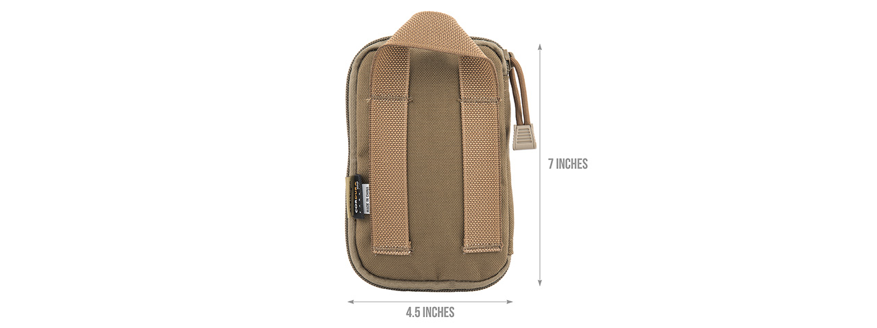 FY-BGA08CB MINI DUTY ACCESSORIES BAG (COYOTE BROWN) - Click Image to Close