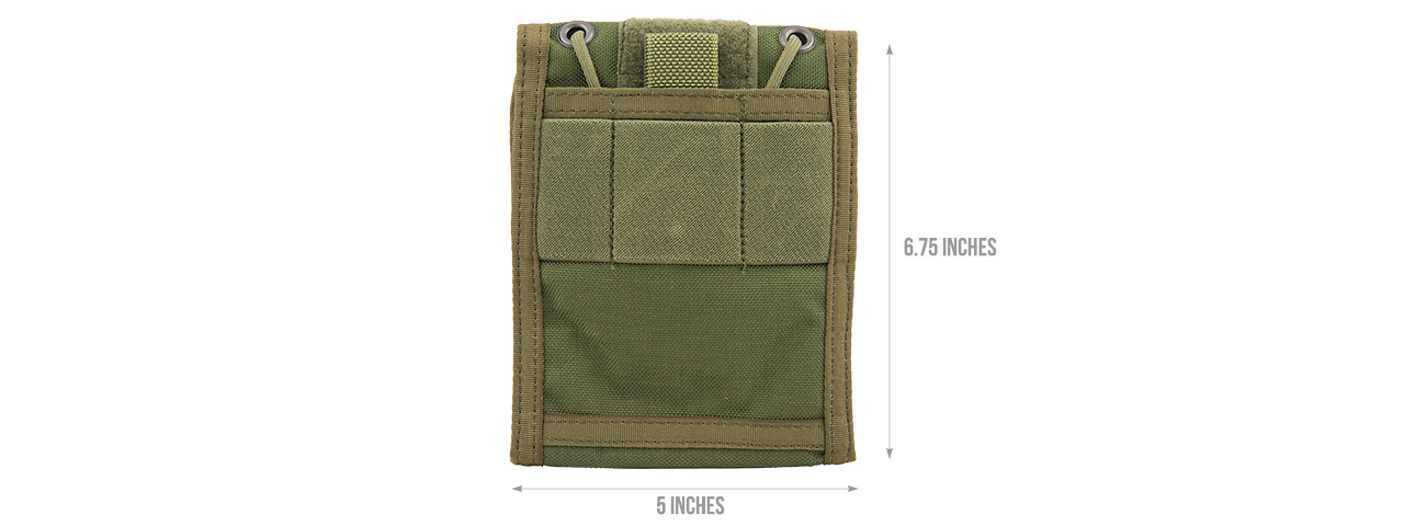 FY-BGA15OD VERSATILE IDENTIFICATION STORAGE WALLET (OD GREEN) - Click Image to Close