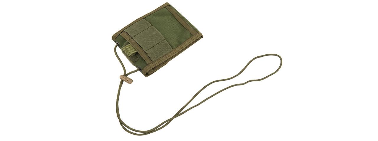 FY-BGA15OD VERSATILE IDENTIFICATION STORAGE WALLET (OD GREEN) - Click Image to Close