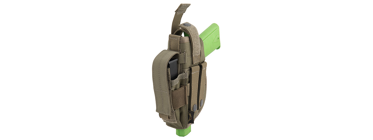 FY-HRB06RG 1911 RIGHT HANDED PISTOL HOLSTER (RANGER GREEN) - Click Image to Close
