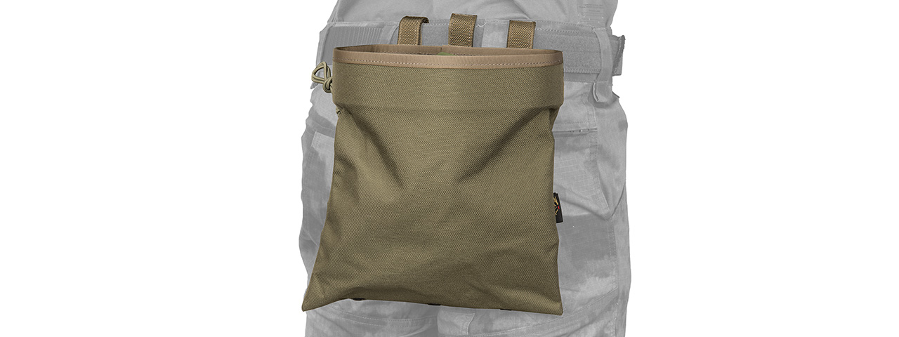 FY-PHM13RG SNAP-BUTTON TACTICAL ROLL-UP DROP POUCH (RANGER GREEN)
