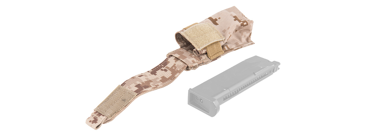 FY-PHO04R1 Molle Single 9mm Pistol Magazine Pouch (AOR1) - Click Image to Close