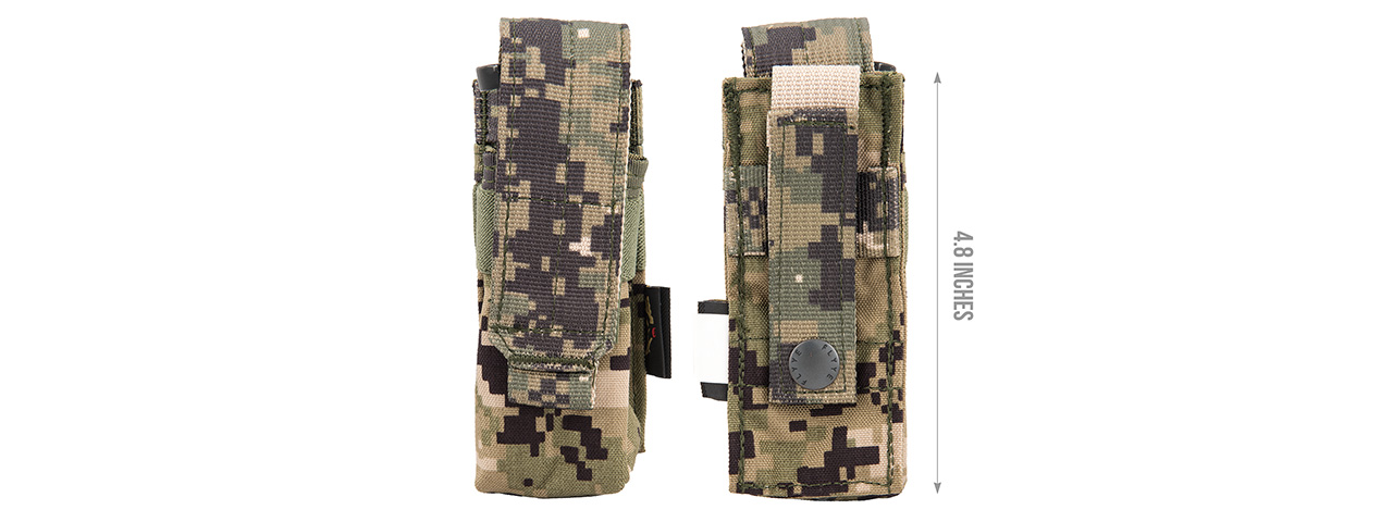 FY-PHP04R2 Molle Single 9mm Pistol Magazine Pouch (AOR2) - Click Image to Close