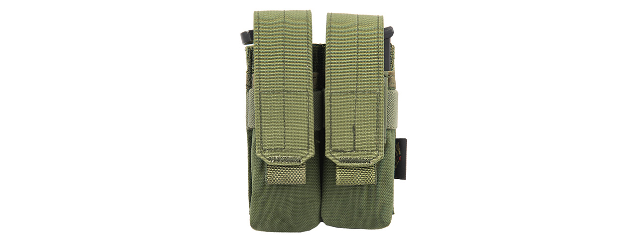 FY-PHP05OD Molle Double Pistol Magazine Pouch (OD Green) - Click Image to Close