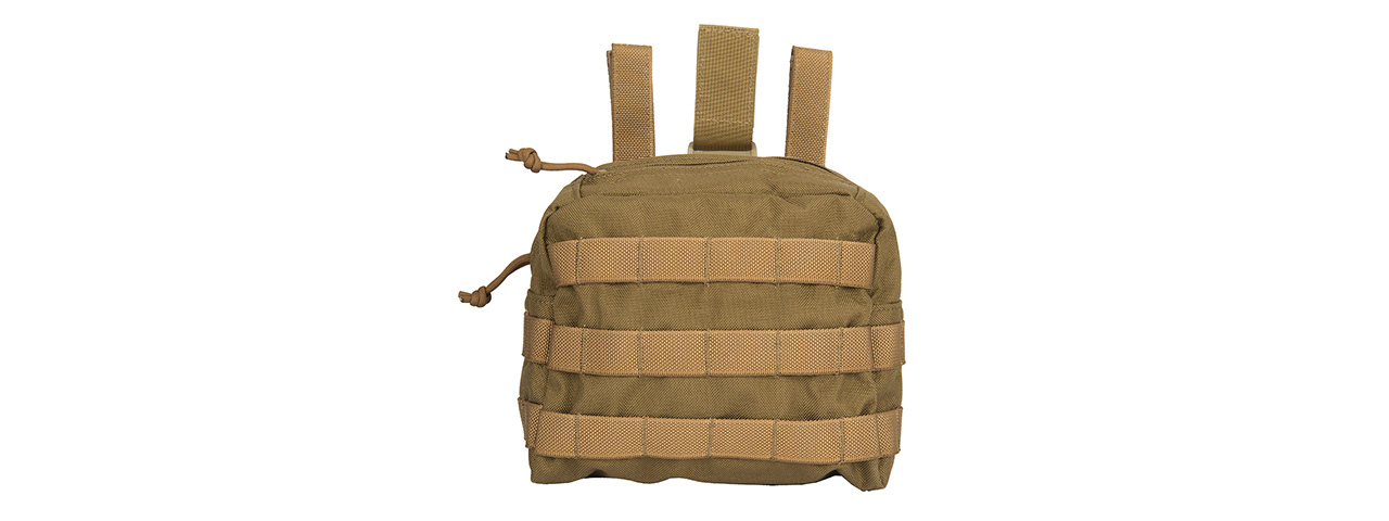 FY-PKE05CB Molle Drop Leg Accessories Pouch (Coyote Brown) - Click Image to Close