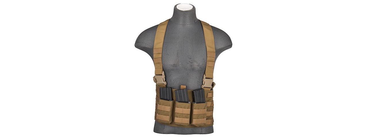 FY-VTC11CB 1000D LAW ENFORCEMENT CHEST RIG (COYOTE BROWN)