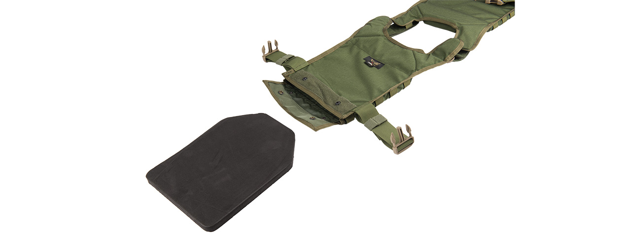 FLYYE INDUSTRIES 1000D MOLLE ASSAULT TACTICAL VEST (OD GREEN) - Click Image to Close
