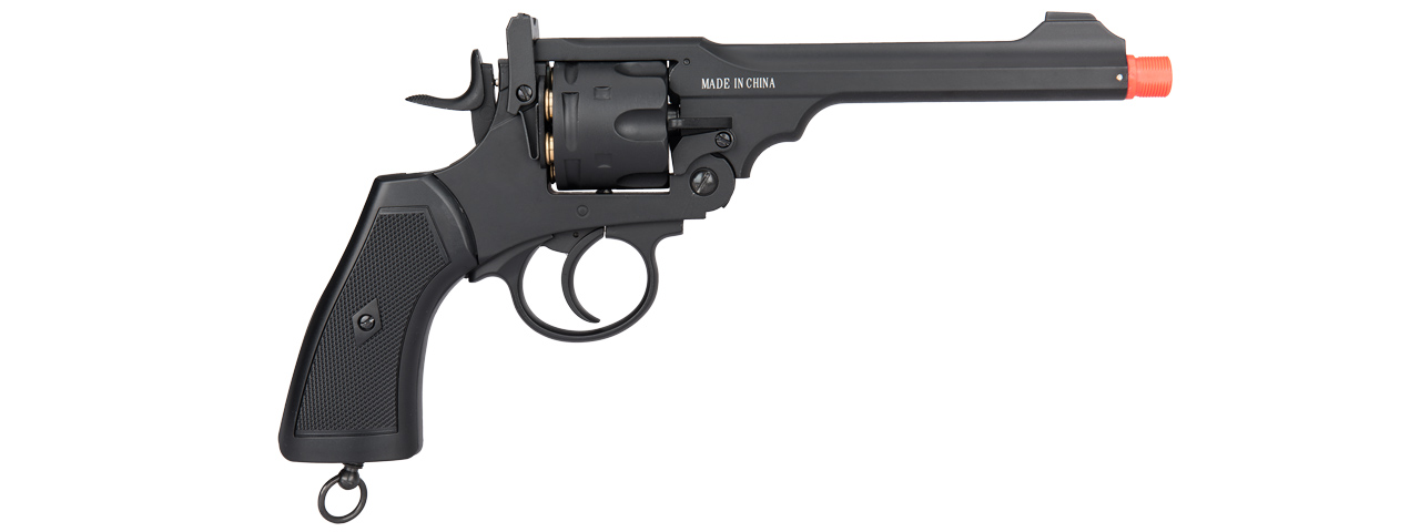 G293 Full Metal CO2 Powered Revolver Pistol (Black) - Click Image to Close