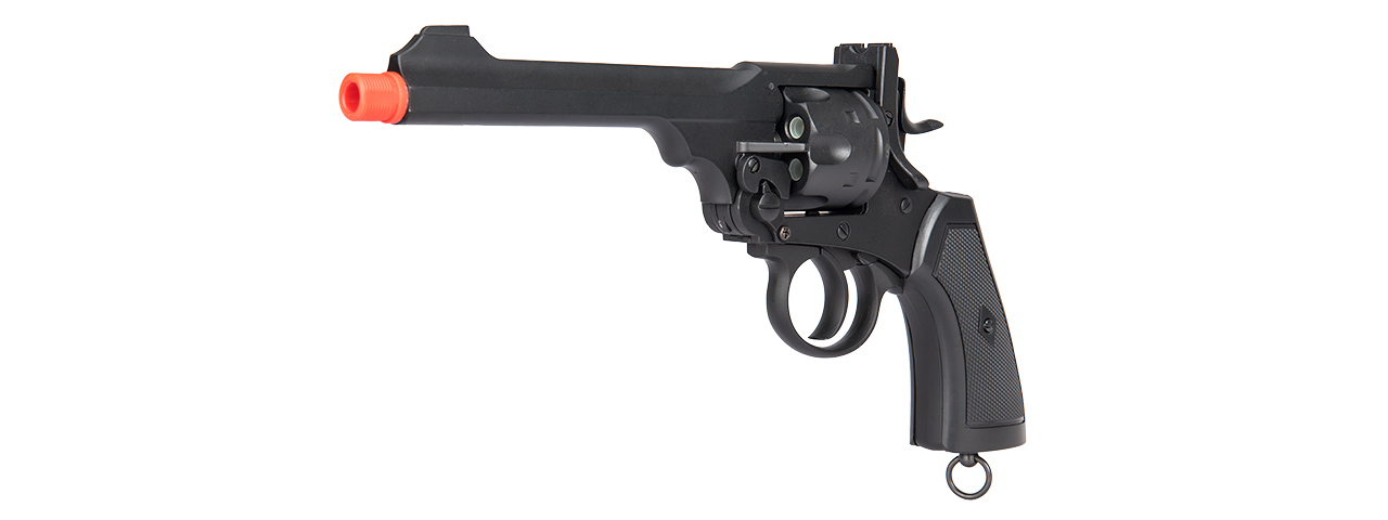 G293 Full Metal CO2 Powered Revolver Pistol (Black) - Click Image to Close