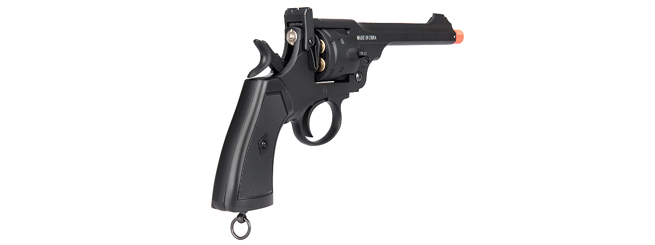 G293 Full Metal CO2 Powered Revolver Pistol (Black) - Click Image to Close