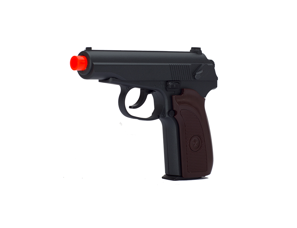 UKARMS G29W METAL SPRING PISTOL IN BLACK & WOOD - Click Image to Close