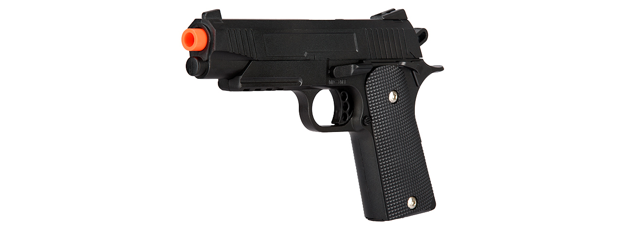 G38B Spring Powered 1911 Metal Training Pistol (Black) - Click Image to Close