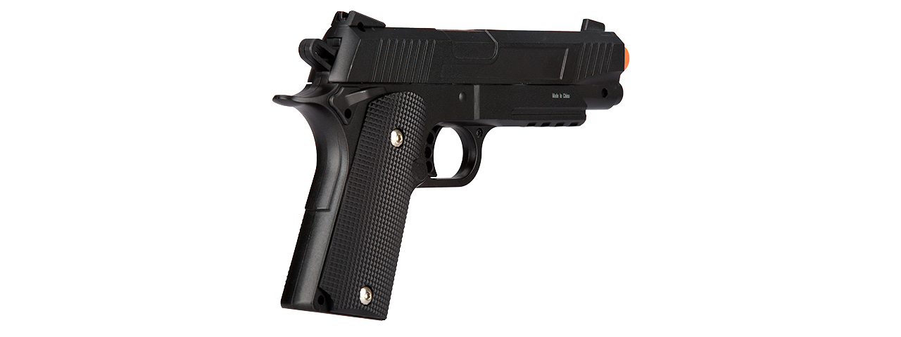 G38B Spring Powered 1911 Metal Training Pistol (Black)