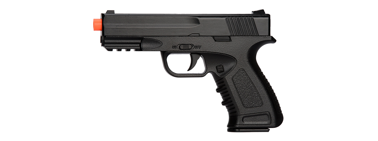 G39B Spring Metal Compact Training Pistol w/ Safety (Black) - Click Image to Close