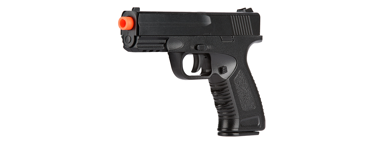 G39B Spring Metal Compact Training Pistol w/ Safety (Black) - Click Image to Close