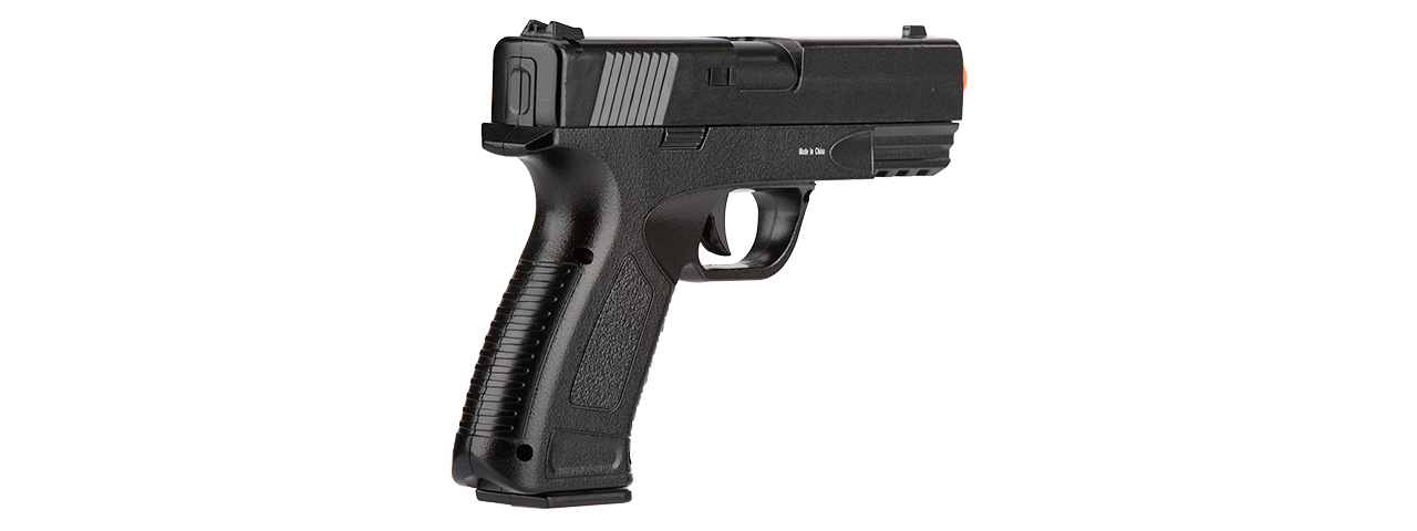 G39B Spring Metal Compact Training Pistol w/ Safety (Black) - Click Image to Close