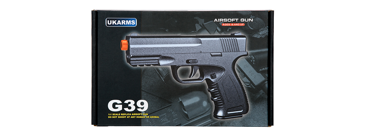 G39T Spring Metal Compact Training Pistol w/ Safety (Dark Earth)