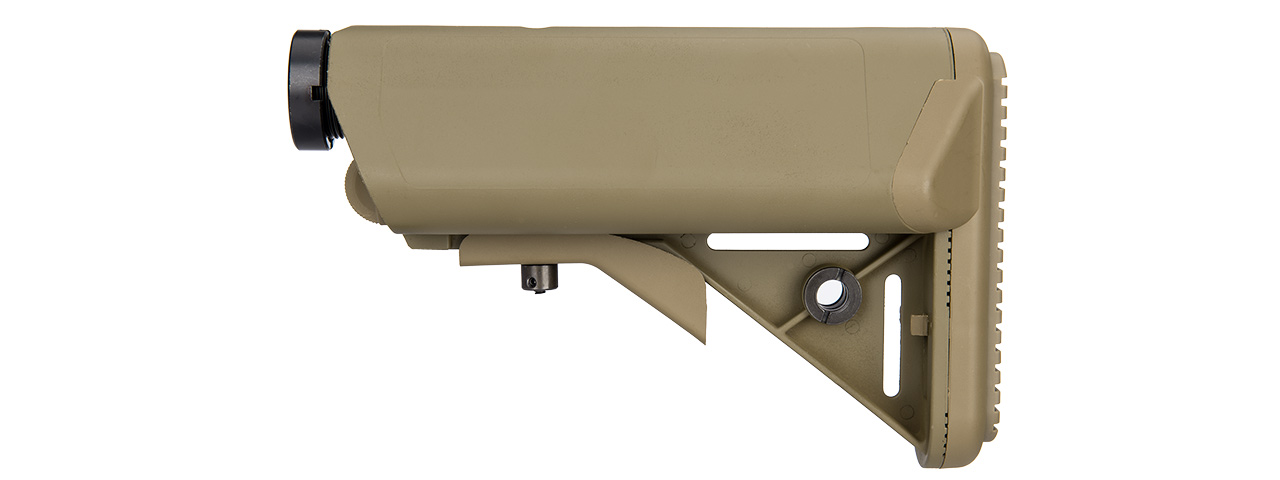 GOLDEN EAGLE RETRACTABLE SOPMOD STOCK W/ BUFFER TUBE (TAN)