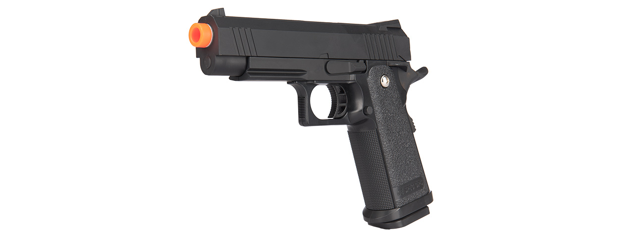 GE3006 GOLDEN HAWK SPRING AIRSOFT HI CAPA PISTOL W/ METAL SLIDE (BLACK) - Click Image to Close