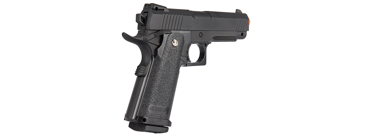 GE3006 GOLDEN HAWK SPRING AIRSOFT HI CAPA PISTOL W/ METAL SLIDE (BLACK) - Click Image to Close