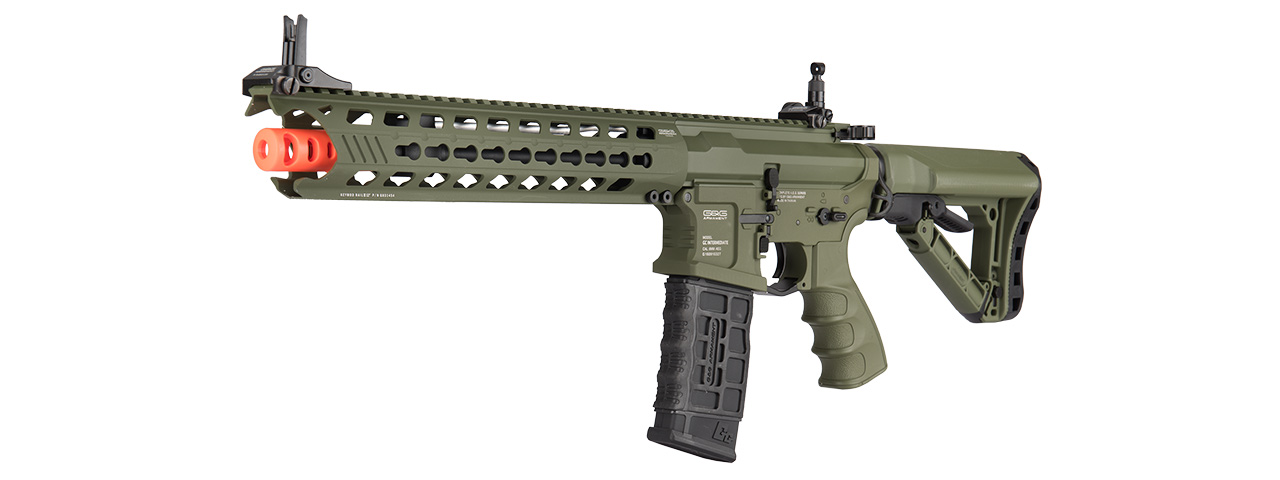 G&G Combat Machine CM16 Predator Airsoft AEG Rifle with KeyMod Rail (Color: Hunter Green) - Click Image to Close