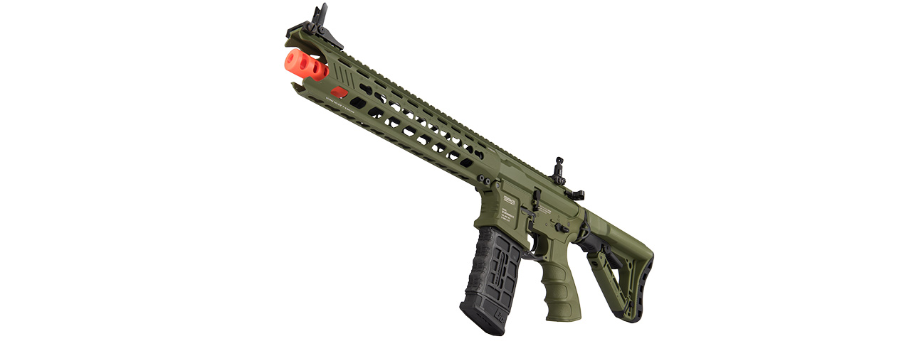 G&G Combat Machine CM16 Predator Airsoft AEG Rifle with KeyMod Rail (Color: Hunter Green)