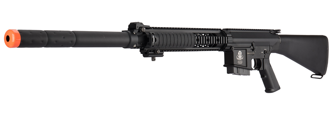 G&G COMBAT AIRSOFT FULL METAL GR25 AEG SNIPER RIFLE - BLACK - Click Image to Close