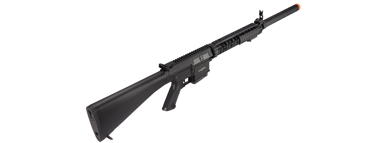 G&G COMBAT AIRSOFT FULL METAL GR25 AEG SNIPER RIFLE - BLACK - Click Image to Close