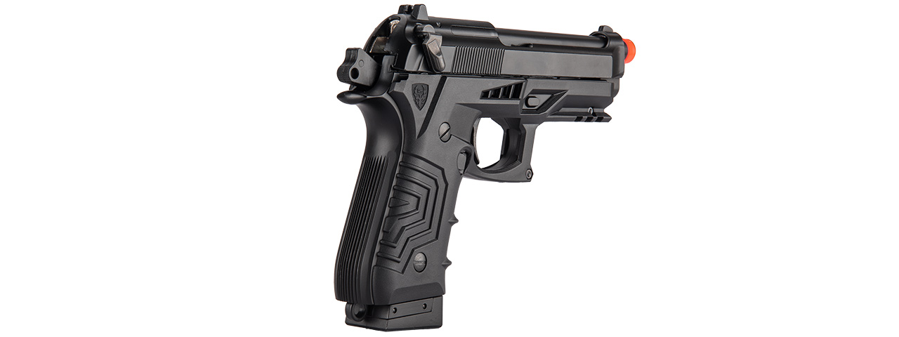 HCA-173BBB HG-173 M92 CO2 BLOWBACK SEMI/FULL AUTO AIRSOFT PISTOL (BLACK)