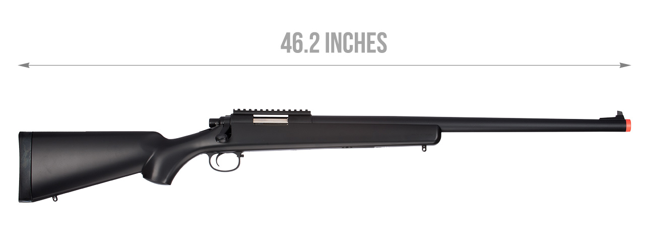 HG-231 BOLT-ACTION VSR-11 GAS POWERED AIRSOFT SNIPER RIFLE (BLACK) - Click Image to Close