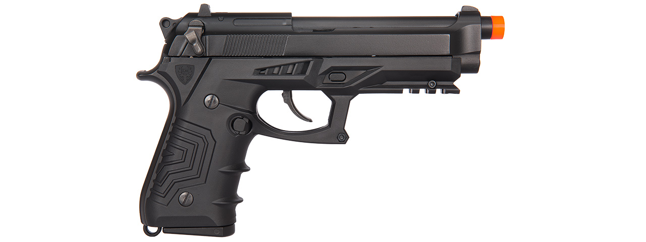 HGC-173BBB HG-173 M92 CO2 BLOWBACK SEMI AUTO AIRSOFT PISTOL (BLACK)