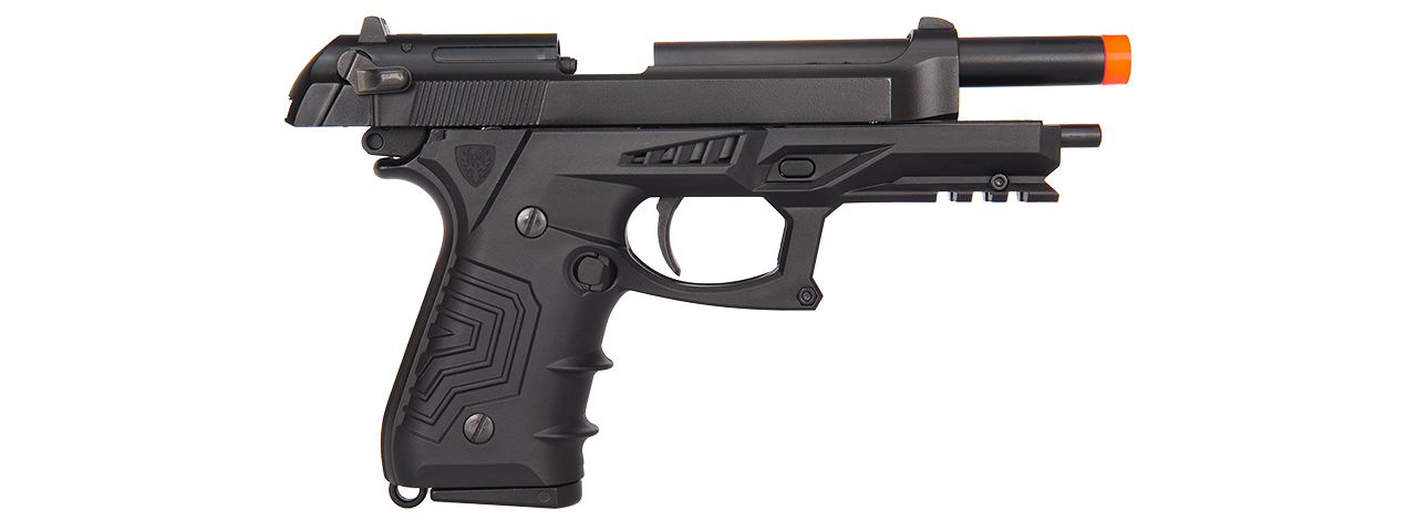 HGC-173BBB HG-173 M92 CO2 BLOWBACK SEMI AUTO AIRSOFT PISTOL (BLACK)