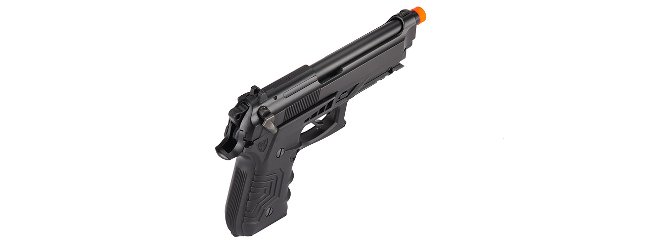 HGC-173BBB HG-173 M92 CO2 BLOWBACK SEMI AUTO AIRSOFT PISTOL (BLACK) - Click Image to Close