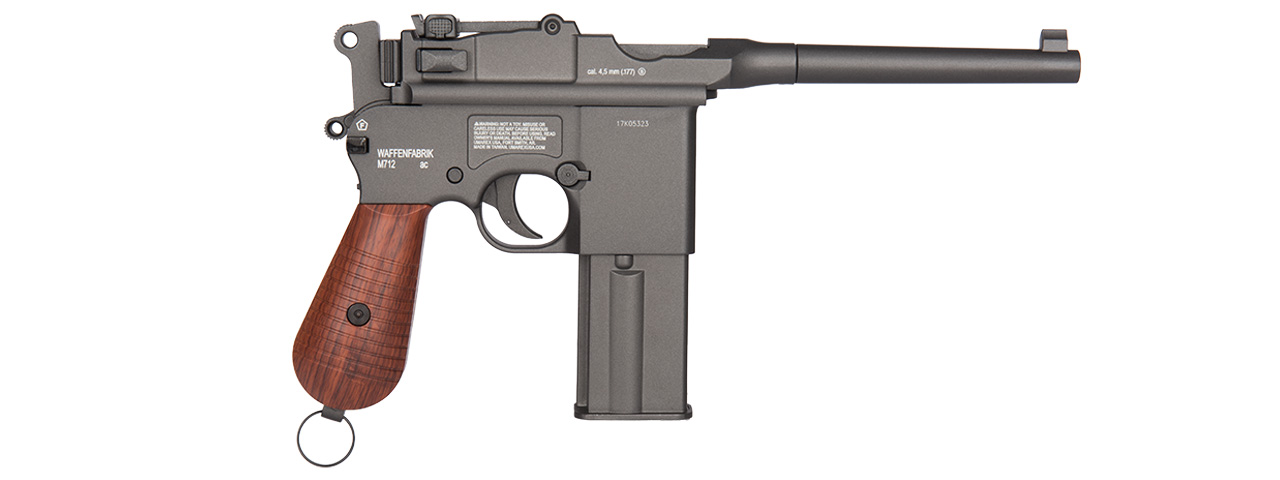 HK-2251807 LEGENDS M712 WWII FULL AUTO METAL AIRGUN PISTOL (BLACK)