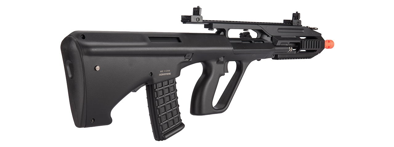 JG0450B AUG A3 RIFLE QUAD RIS AEG AIRSOFT RIFLE (BLACK)