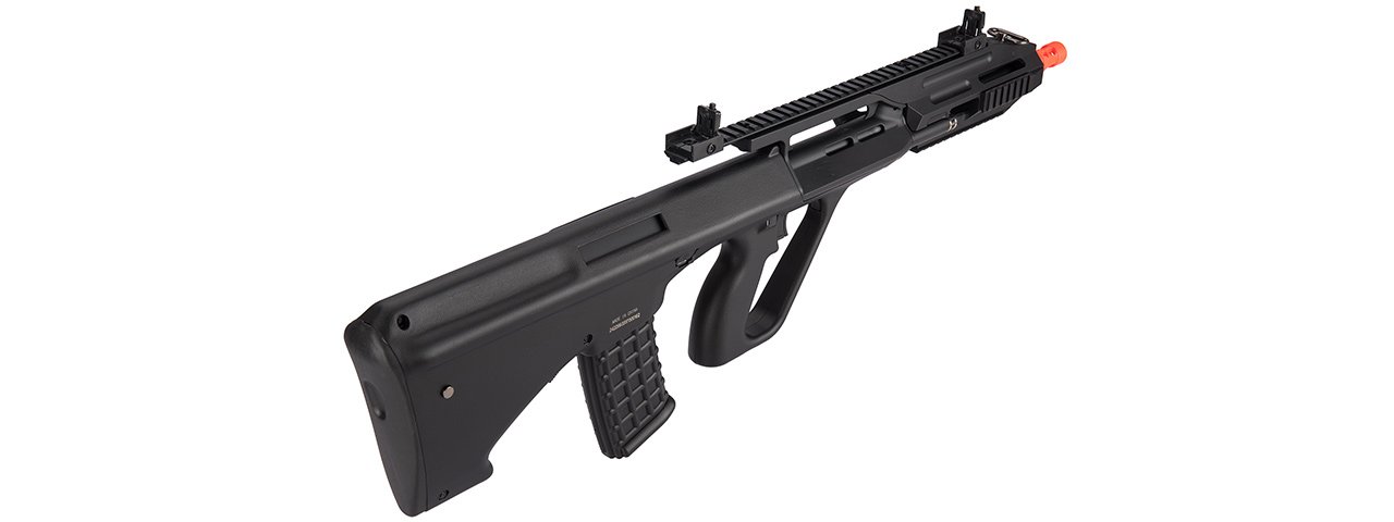 JG0450B AUG A3 RIFLE QUAD RIS AEG AIRSOFT RIFLE (BLACK) - Click Image to Close