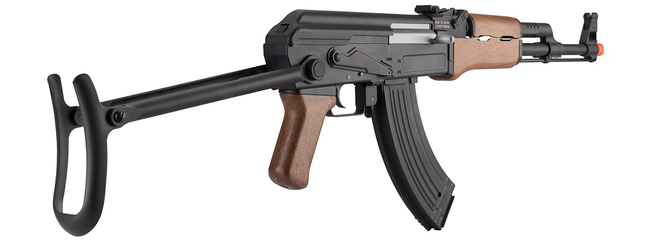 JG0507T FULL METAL AK-47 FAUX WOOD METAL GEARBOX AEG RIFLE (BLACK)
