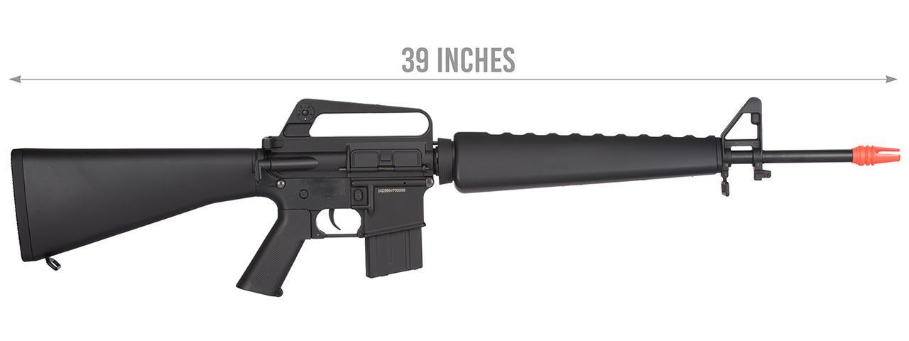 JG FULL SIZE M16 VIETNAM AIRSOFT AEG RIFLE (BLACK)