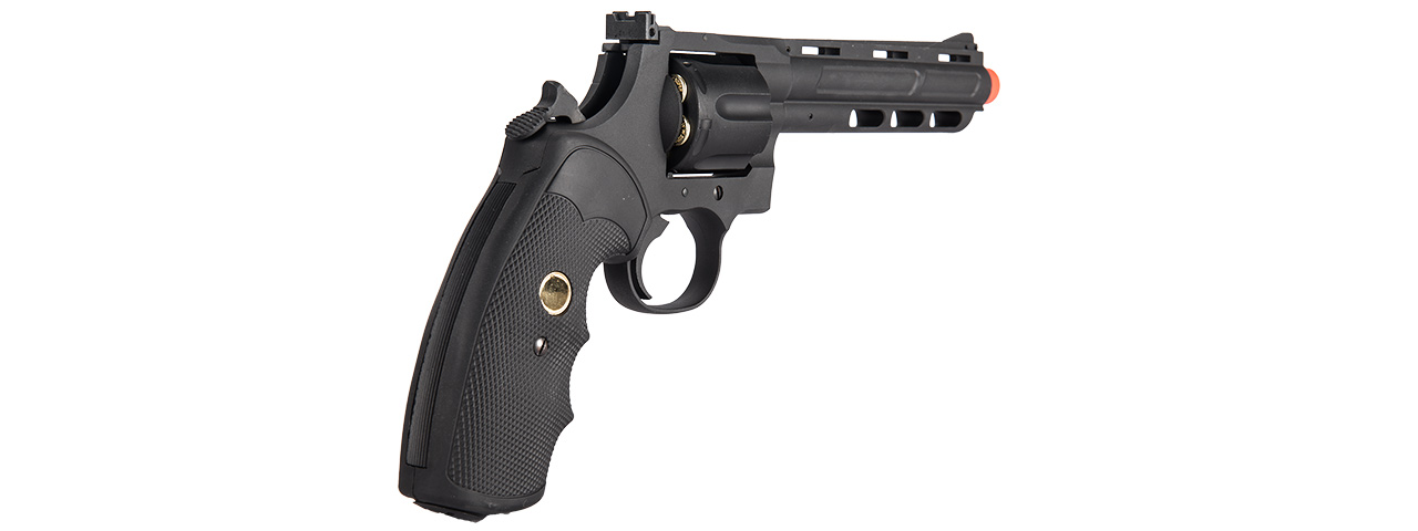 KA-PG-01-C1-L PYTHON 6" .357 MAGNUM CO2 REVOLVER (BLACK) - Click Image to Close