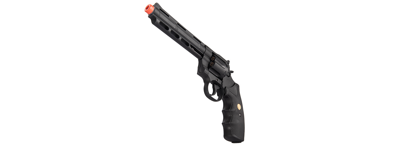 KA-PG-01-C1-L PYTHON 6" .357 MAGNUM CO2 REVOLVER (BLACK) - Click Image to Close