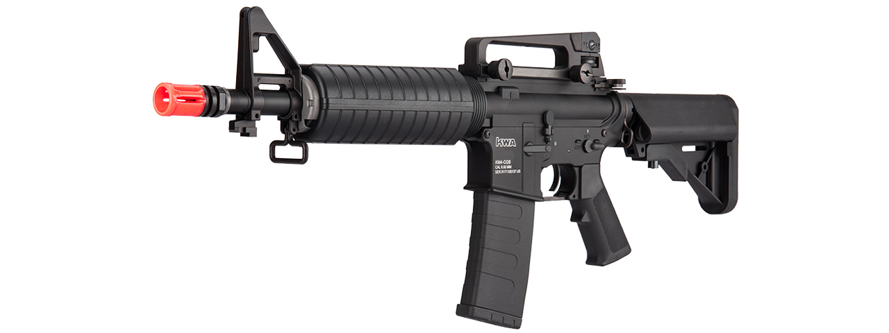 KWA AIRSOFT KM4A1 FULL METAL CQB M4 CARBINE AEG - BLACK - Click Image to Close