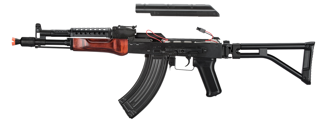 LCT G04 AK47 NV AEG Soviet Replica with Real Wood Handguard (Color: Black & Wood) - Click Image to Close